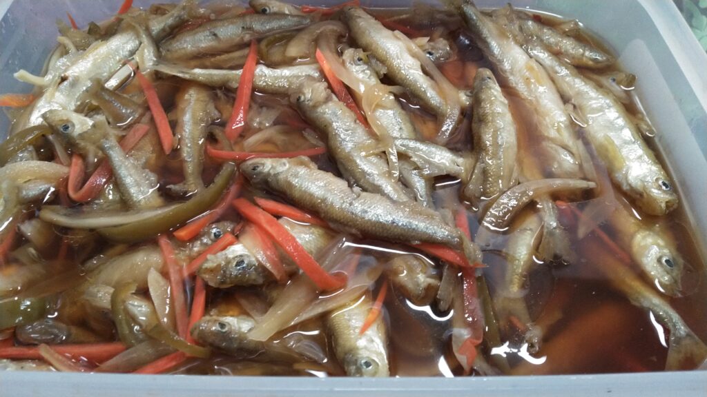 ワカサギの南蛮漬け
